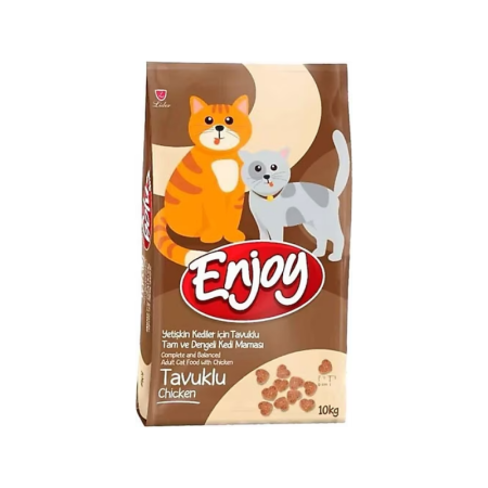 Enjoy Tavuklu Kedi Maması 10 kg - 1