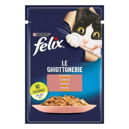 Felix Somonlu Yetişkin Kedi Konservesi Pouch 85gr - 1