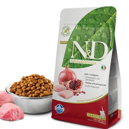 ND Prime Tahılsız Kitten Tavuk Nar Yavru Kedi Maması 5 kg - 1
