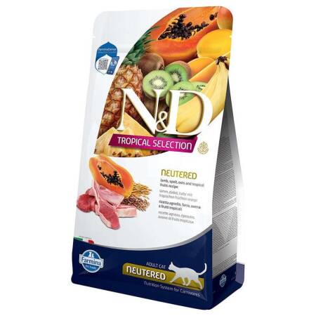 ND Tropical Selection Kuzulu Tropikal Meyveli Kısırlaştırılmış Kedi Maması 10 kg - 1