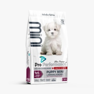 Pro Performance Yavru Mini Irk Kuzu Etli ve Yaban Mersinli Köpek Maması 7 kg - 1