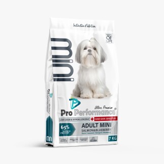 Pro Performance Yetişkin Mini Irk Somonlu ve Yaban Mersinli Köpek Maması 7 kg - 1