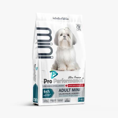 Pro Performance Yetişkin Mini Irk Somonlu ve Yaban Mersinli Köpek Maması 7 kg - 1