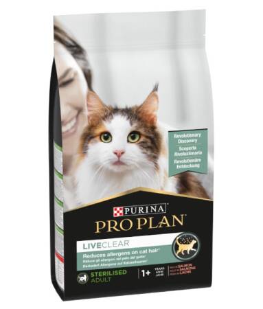 Pro Plan LiveClear Somonlu Alerjen Azaltan Kısırlaştırılmış Kedi Maması 1,5 kg - 1