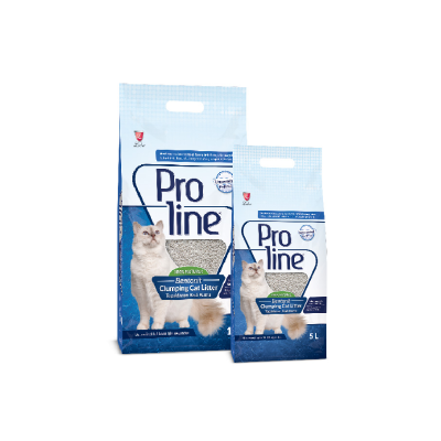 ProLine Bentonit Kedi Kumu Natural Kokusuz İnce Tane 10 Lt - 1