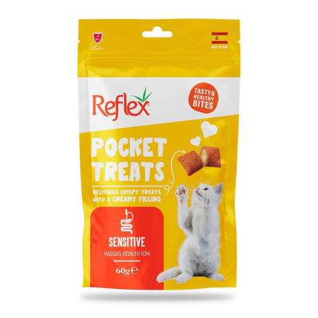 Reflex Pocket Sensitive Kedi Ödül Maması 60gr - 1