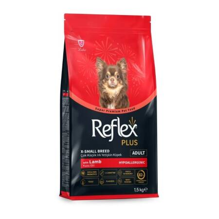  Reflex Plus Kuzu Etli Çok Küçük Irk Yetişkin Köpek Maması 1,5 Kg - 1