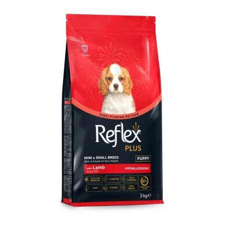  Reflex Plus Kuzu Etli Mini ve Küçük Irk Yavru Köpek Maması 3 Kg - 1