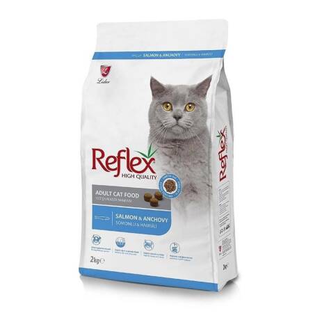 Reflex Salmon Anchovy Somonlu ve Hamsili Kedi Maması 2 kg - 1