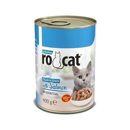 Rocat Somonlu Yetişkin Kedi Konservesi 400gr - 1