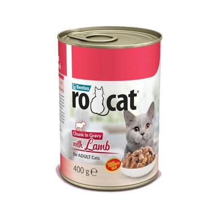 Rocat Kuzulu Yetişkin Kedi Konservesi 400gr - 1