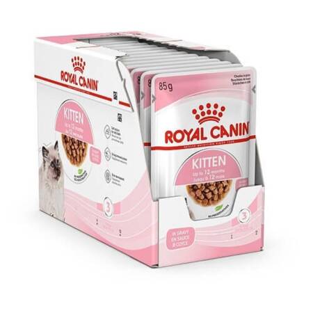 Royal Canin Kitten Gravy Yavru Kedi Konservesi 85 gr x 12 Adet - 1