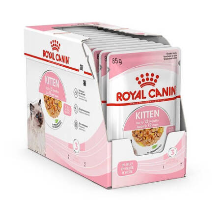 Royal Canin Kitten Jelly Yavru Kedi Konservesi 85 gr x 12 Adet - 1