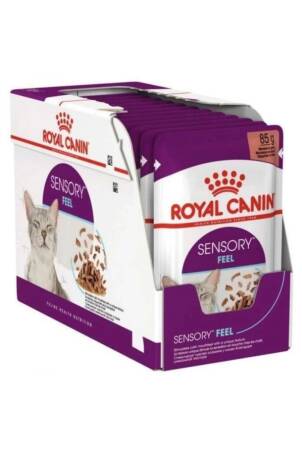 Royal Canin Sensory Feel Pouch Yaş Kedi Maması 85 gr x 12 Adet - 1