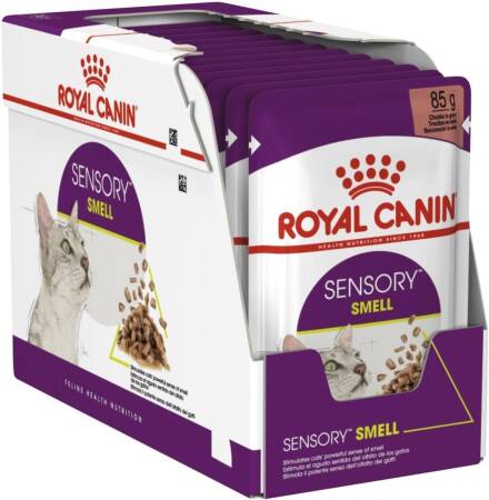 Royal Canin Sensory Smell Gravy Pouch Kedi Yaş Maması 85 gr x 12 Adet - 1