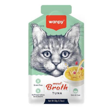 Wanpy Ton Balıklı Tahılsız Kedi Çorbası 50gr - 1