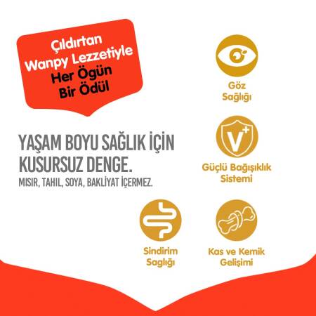 Wanpy Tahılsız Tavuklu Yetişkin Kedi Maması 1,5 kg - 4