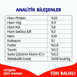 Wanpy Tahılsız Ton Balıklı Yetişkin Kedi Maması 1,5 kg - 6